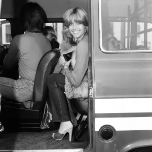 Olivia Newton-John Print at Heathrow Airport, 9th June 1977 Olivia Newton-John Print at Heathrow Airport, 9th June 1977