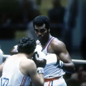 Olympic Games Moscow 1980 Boxing. Tefilio Stevenson of Cuba Olympic Games Moscow 1980 Boxing. Tefilio Stevenson of Cuba
