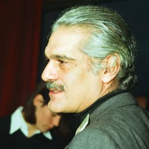 Omar Sharif, actor and professional bridge player, taking part in the Langs Supreme
