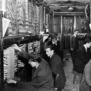 The opening of the new telephone exchange at South John Street, Liverpool