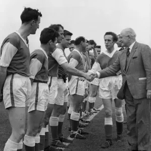 The opening of Woodford Park sports ground Woodley by Lord Luke The opening of Woodford Park sports ground Woodley by Lord Luke