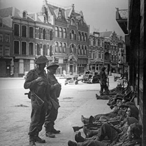 Operation Market Garden 17th - 25th September 1944 British infantry take a rest in