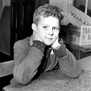 Orphan boy seen here at the Manchester Orphanage. December 1953 D7472