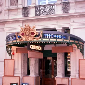 OUTSIDE OF THE NEWLY REFURBISHED CRITERION THEATRE 08 / 10 / 1992