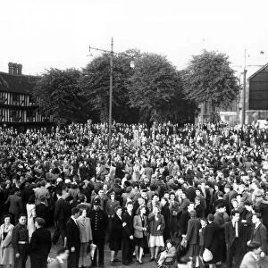 Outstanding VE Day scenes in Coventry were preserved for records of history by an "