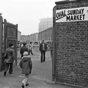 The Oval Sunday Market Circa May 1970 The Oval Sunday Market Circa May 1970