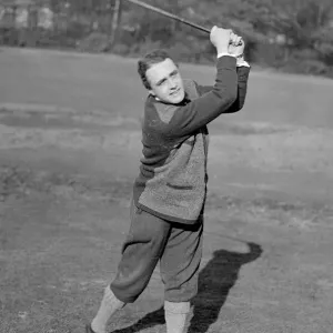 Owen Hares November 1919 The Stage Golf Society play a match against