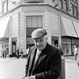 Owen Owen Department Store, Liverpool, 19th March 1993. Harry Johnson, Fruit & Veg seller Owen Owen Department Store, Liverpool, 19th March 1993. Harry Johnson, Fruit & Veg seller