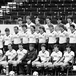Oxford United FC. Team line-up during a pre season photocall