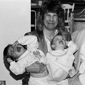Ozzy Osbourne, former lead singer of Black Sabbath, pictured at home two weeks after