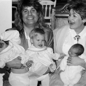 Ozzy Osbourne, former lead singer of Black Sabbath, pictured at home two weeks after Ozzy Osbourne, former lead singer of Black Sabbath, pictured at home two weeks after