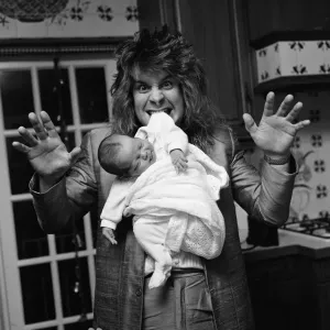 Ozzy Osbourne, former lead singer of Black Sabbath, pictured at home two weeks after Ozzy Osbourne, former lead singer of Black Sabbath, pictured at home two weeks after