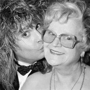 Ozzy Osbourne with Mother Print, 23rd February 1986 Ozzy Osbourne with Mother Print, 23rd February 1986