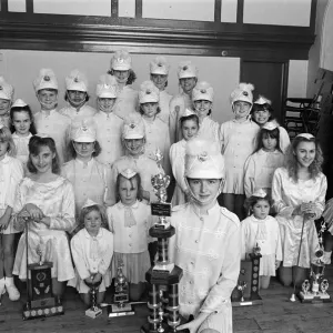 Paddocks Limelight Majorette Show Troupe Print 1989