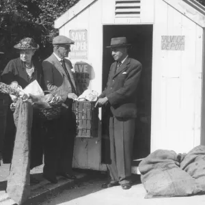 Paigntons paper salvage depot in May 1942 Paigntons paper salvage depot in May 1942
