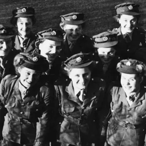 Five pairs of sisters who are part of an A. T. S. company Five pairs of sisters who are part of an A. T. S. company