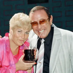Pam St. Clement and Mike Reid who play Pat and Frank Butcher in the television soap Pam St. Clement and Mike Reid who play Pat and Frank Butcher in the television soap