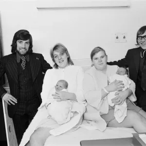 New Cross Hospital Christmas Births Print 1973