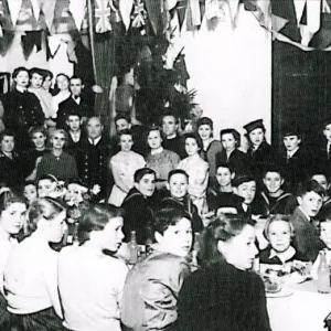 The Parish Room. Celebration is thought to be VE Day The Parish Room. Celebration is thought to be VE Day