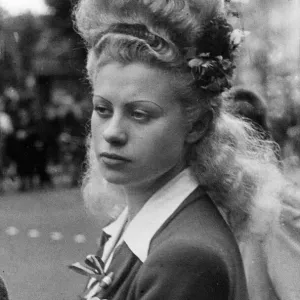 A Parisienne woman in Paris, France. September 1944