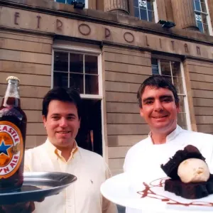 Partners Sean Parkinson and Nick Gradiner outside the Metropolitan on Grey Street