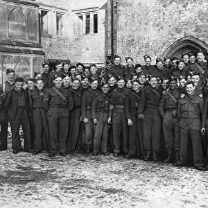Parts of B and D Companies of the East Yorkshire Regiment pictured at an old Cotswold