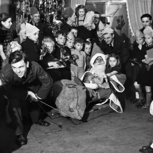 A party even by the RoyalAir Force to Belgian children in Brussels