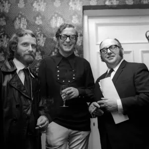 Michael Caine at Newcastle Royal Station Hotel Print 1970