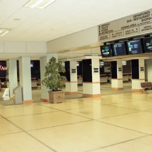 The passenger concourse at Teesside Airport 17th November 1997 The passenger concourse at Teesside Airport 17th November 1997