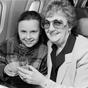 Passengers on a trip on Concorde. 2nd April 1986 Passengers on a trip on Concorde. 2nd April 1986