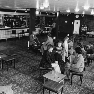 Passengers waiting for their flight to be called seen here at the bar at Teesside Airport Passengers waiting for their flight to be called seen here at the bar at Teesside Airport