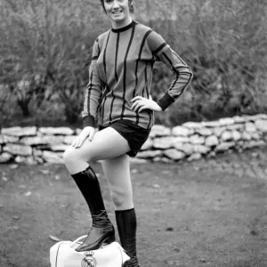 Pat Boland aged 20 of Eccles in a Cabaret XI plays a George Best XI in a charity game Pat Boland aged 20 of Eccles in a Cabaret XI plays a George Best XI in a charity game