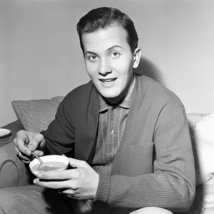 Pat Boone Print: 1956 UK Arrival