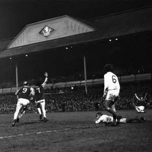 Pat McMahon Celebrates 1970 League Cup Print