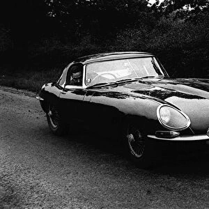 Patrick Mennan Daily Mirror motoring journalist test drives the new E type Jaguar