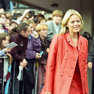 Patsy Kensit attends the premiere of Braveheart in Stirling, Scotland. 3rd September 1995