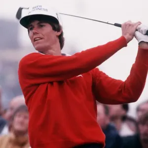 Paul Azinger golfer swings a shot July 1987 Paul Azinger golfer swings a shot July 1987
