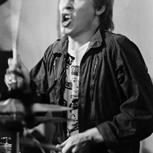 Paul Cook drummer pop group punk The Sex Pistols 1977