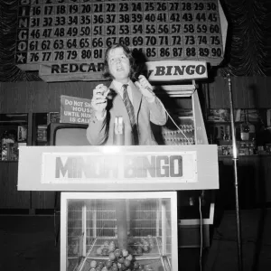 Paul Daniel, bingo caller. 1971 Paul Daniel, bingo caller. 1971