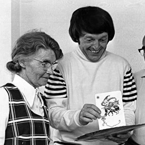 Paul Daniels, pictured with his parents Hughie and Nancy Daniels at their home in Brotton