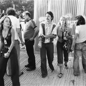 Paul and Linda McCartney at Knebworth House Print 1976