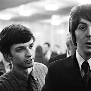 Paul McCartney of The Beatles, at press conference to announce Leicester University