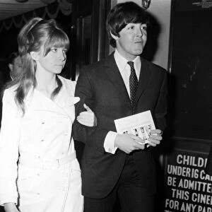Paul McCartney March 1966 with Jane Asher