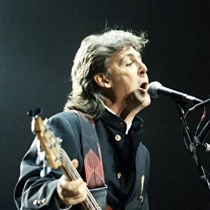 Paul McCartney, singer, former members of the Beatles & Wings