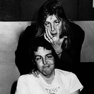 Paul McCartney Singer and Song Writer of The Beatles and Wings with wife Linda McCartney