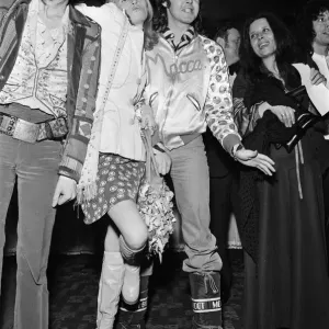 Paul McCartney and his wife Linda McCartney attend the film premiere of Lady Sings Paul McCartney and his wife Linda McCartney attend the film premiere of Lady Sings