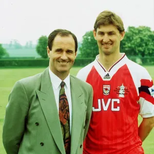 Paul Merson with George Graham 1993