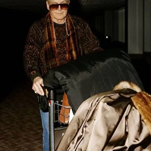 Paul Newman Actor arriving at Heathrow Airport