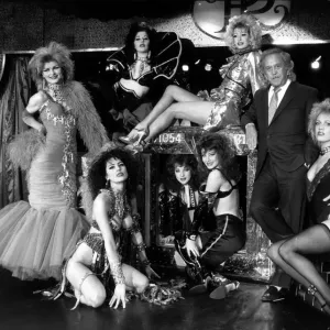 Paul Raymond Print with Dancers from Revuebar 1988