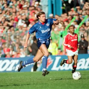 Paul Warhurst. FA Cup. Manchester United 3 v Oldham Athletic 3 Paul Warhurst. FA Cup. Manchester United 3 v Oldham Athletic 3